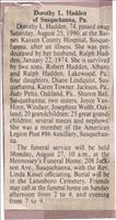 Hadden, Dorothy L